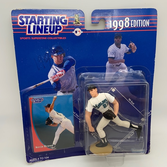 Vintage Starting Lineup 1998 MLB Florida Marlins Kevin Brown Figurine - Picture 1 of 9